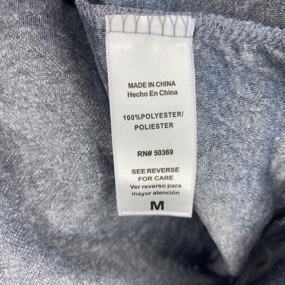 Juicy Couture Sport Cowl Neck Sweater Sweatshirt Heather Gray size Medium EUC - Picture 8 of 8